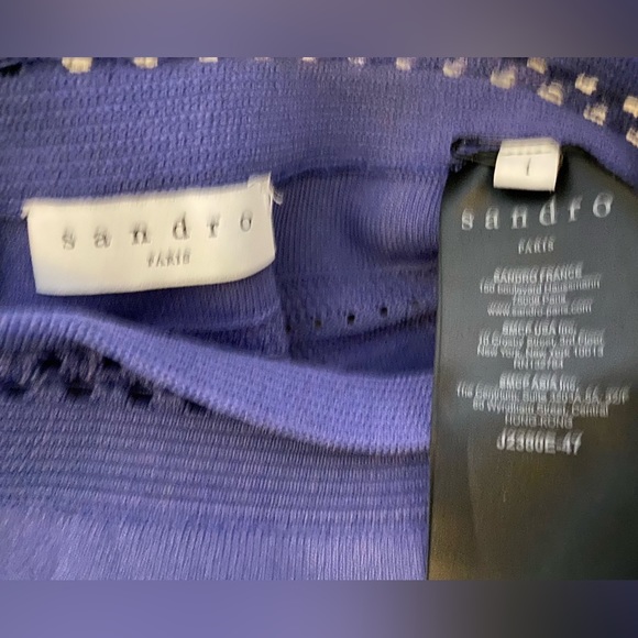 Sandro knit skirt purple - Picture 6 of 6